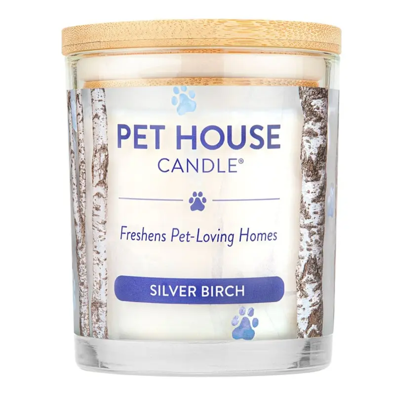 Candle Pet House Silver Birch Candle