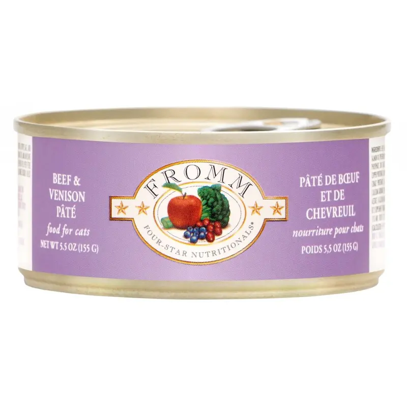 Fromm Four Star Canned Beef & Venison Pte Cat Food
