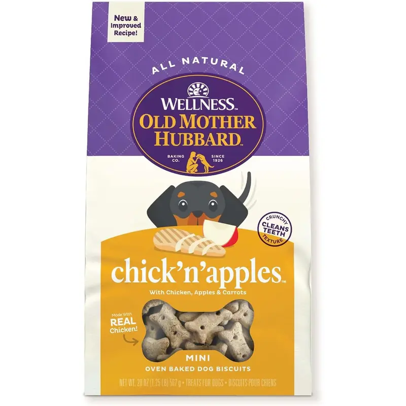 Old Mother Hubbard ChickN Apple Mini Dog Treats (20oz)