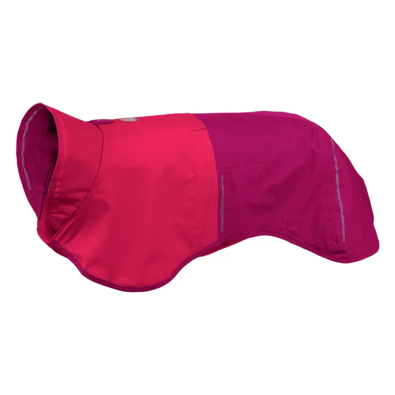 RuffWear Sun Shower Dog Raincoat L Hibiscus Pink