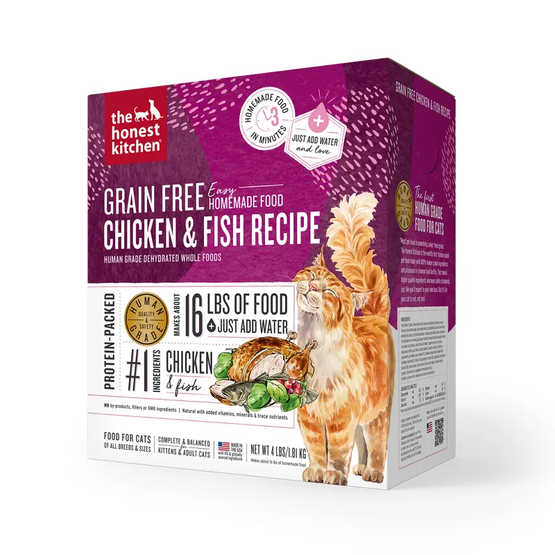 The Honest Kitchen Grain Free Dehydrated Cat Food - Chicken & Whitefish - 4lb Box