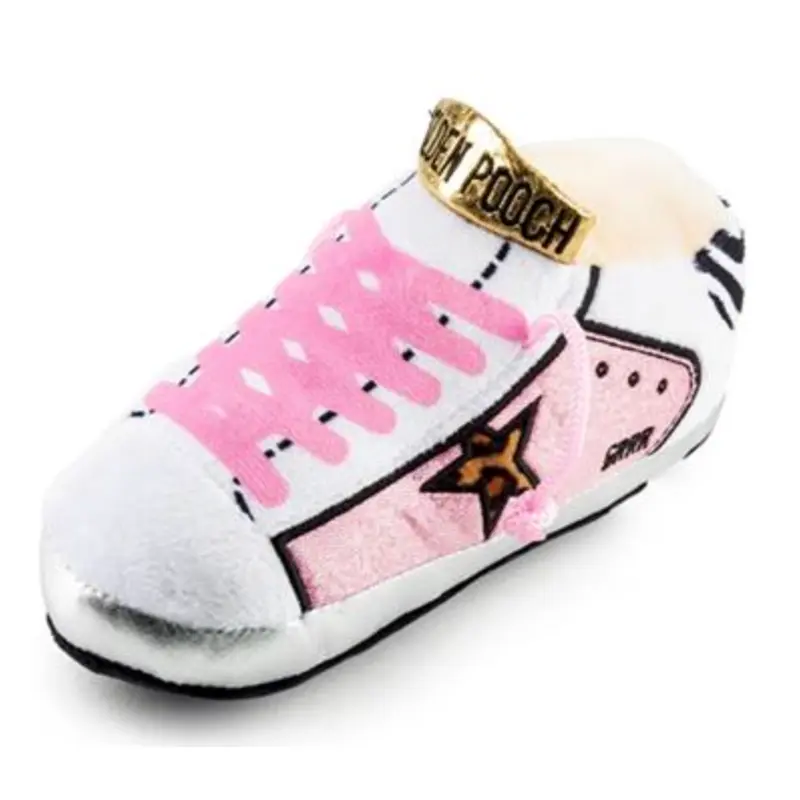 Haute Diggity Pink Golden Pooch Tennis Show Toy