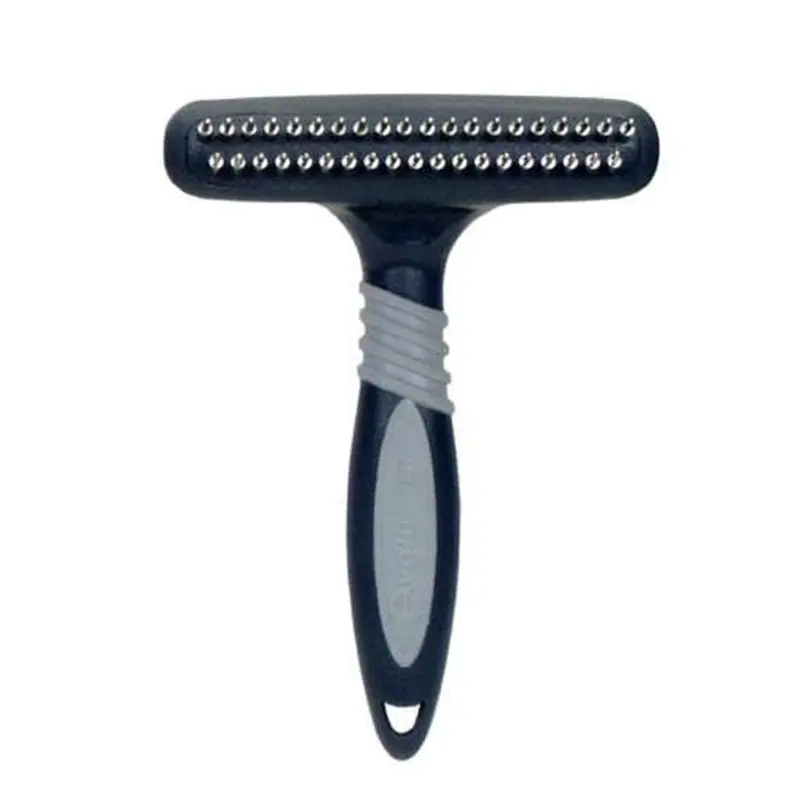 Evolution Dog Undercoat Double Row Rake With Rotating Pins