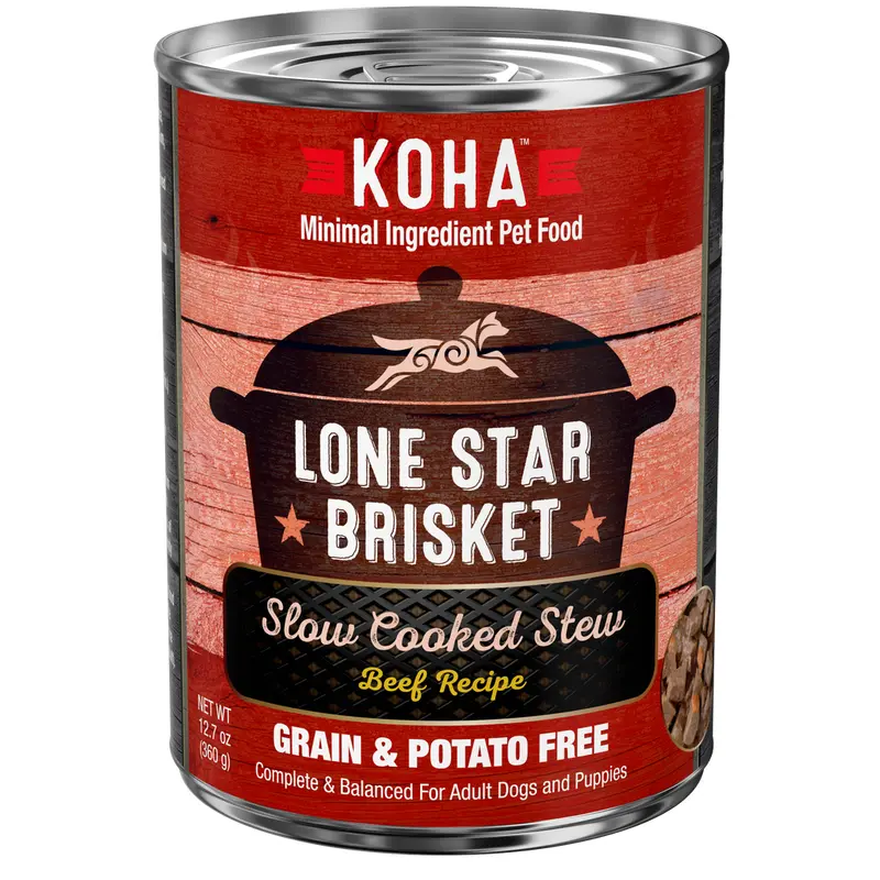 Koha Slow Cooked Stew for Dogs 12.7oz Lone Star