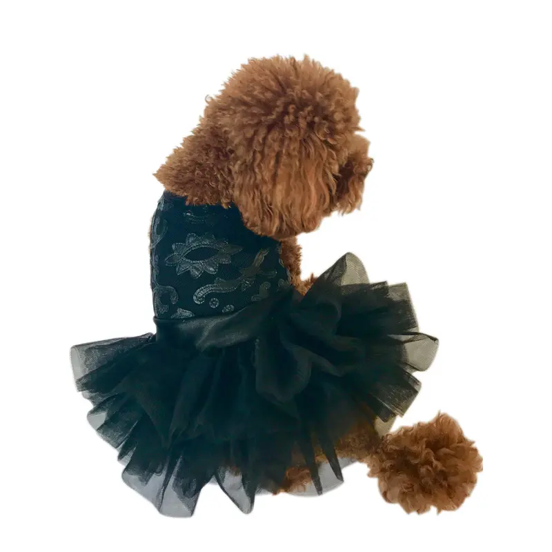 Rocker Appliqu Mesh Fufu Tutu, Black