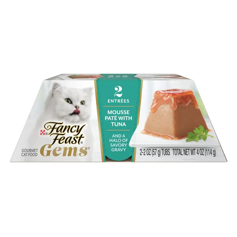 Fancy Feast Gems Tuna Flavor Adult Wet Cat Food - 2oz 2pk