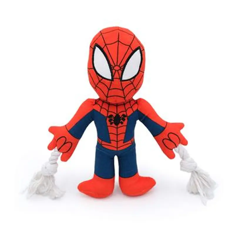 Zippy Paws Plush Dog Toy Marvel Rope Plush - Spider-Man