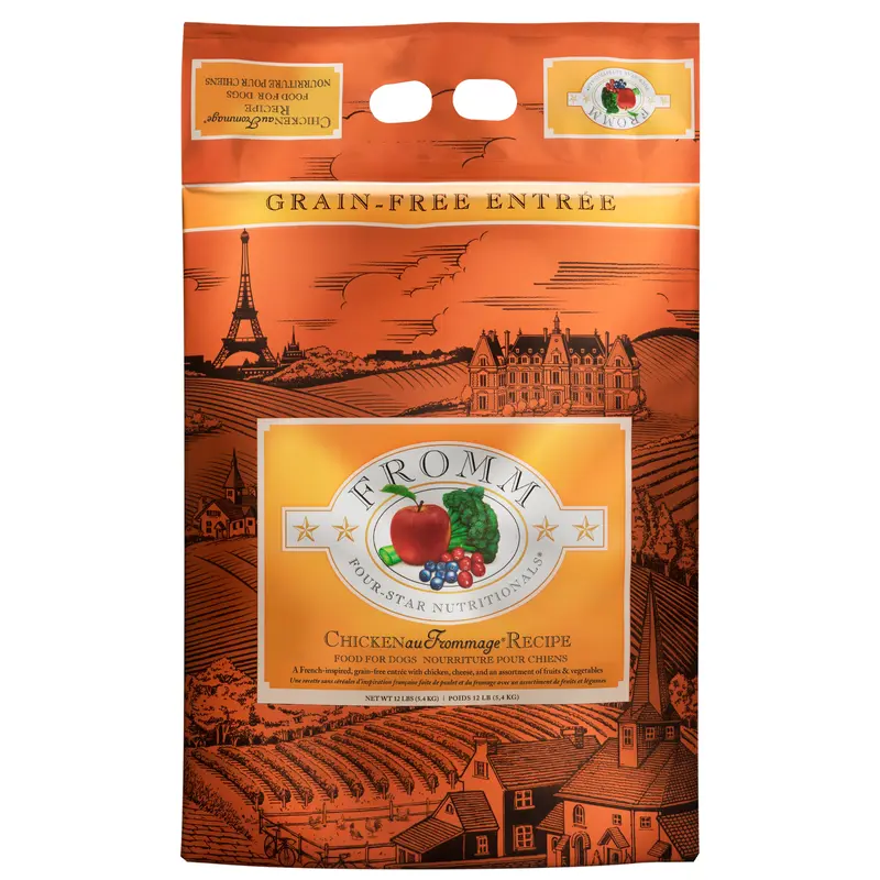 Fromm 4 Star All Life Stages Grain Free Chicken Au Frommage Dry Dog Food