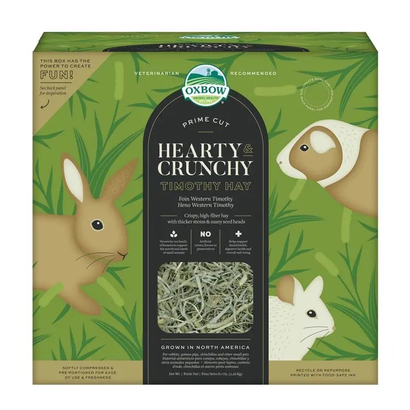 Oxbow Cut Hearty & Crunchy Timothy Hay 80oz