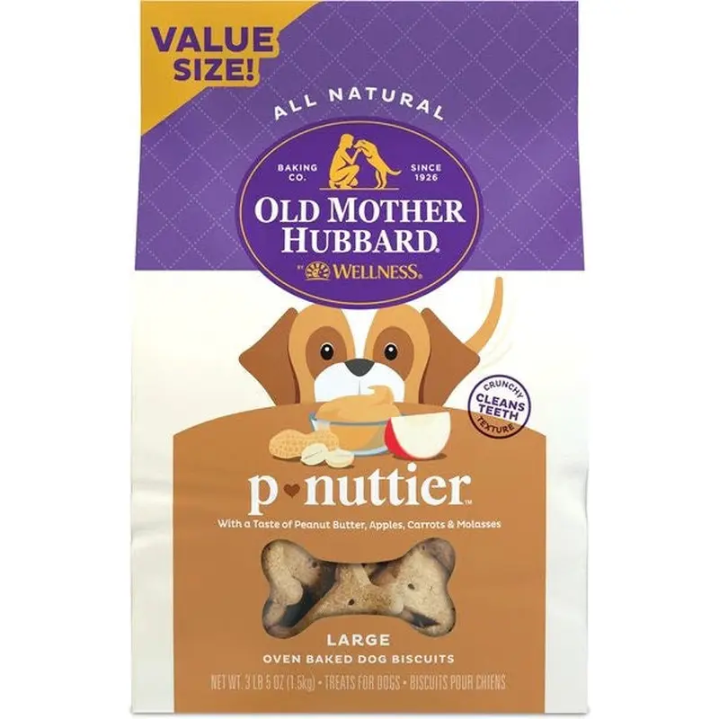 Old Mother Hubbard P-Nuttier Large Crunchy Dog Treats (3lb) (5oz)