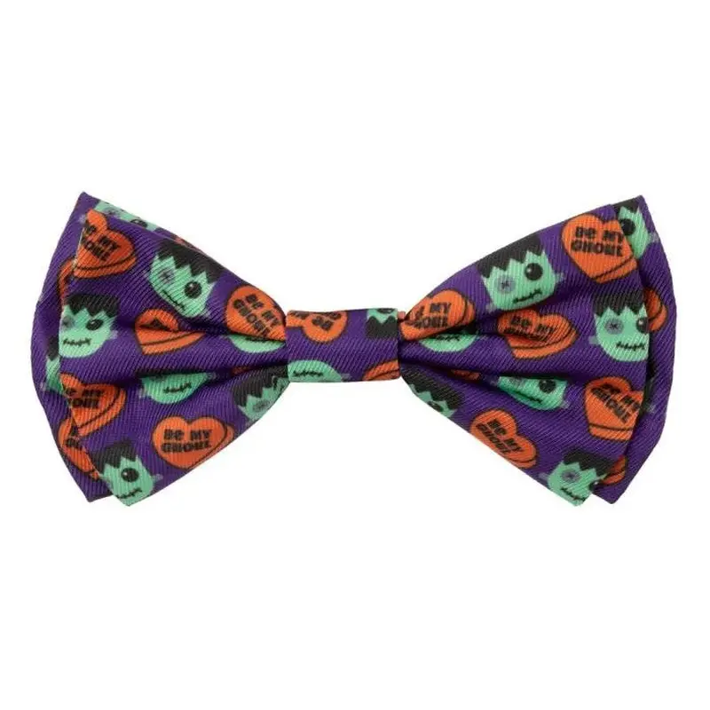FuzzYard Be My Ghoul Bowtie Purple Small