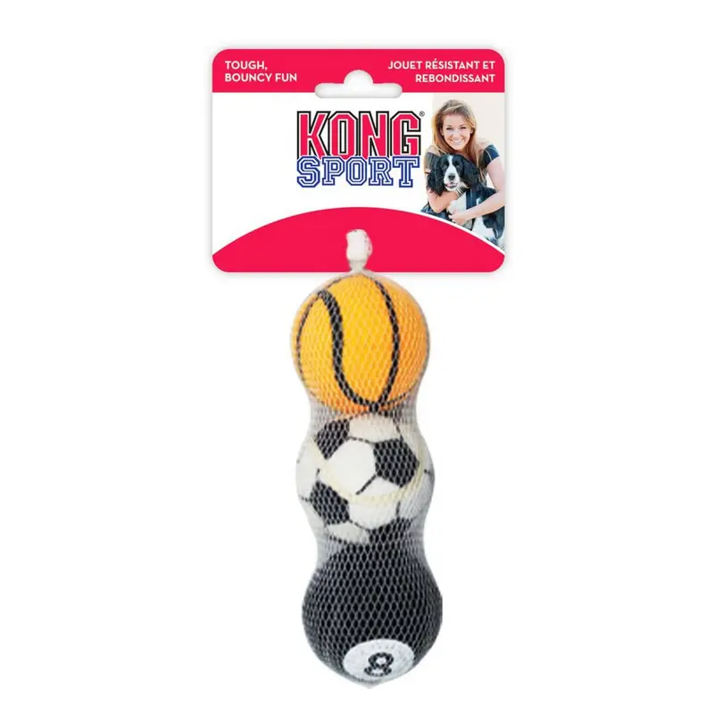 KONG Sport Balls Dog Toys Medium 3PK