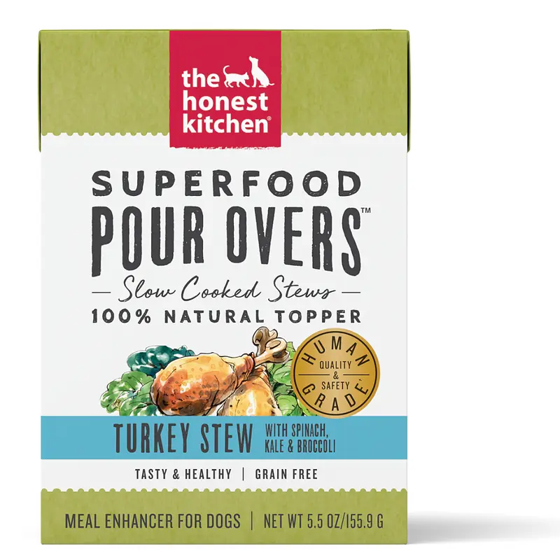 The Honest Kitchen Pour Overs Superfood Dog Food Toppers - Turkey 5.5oz