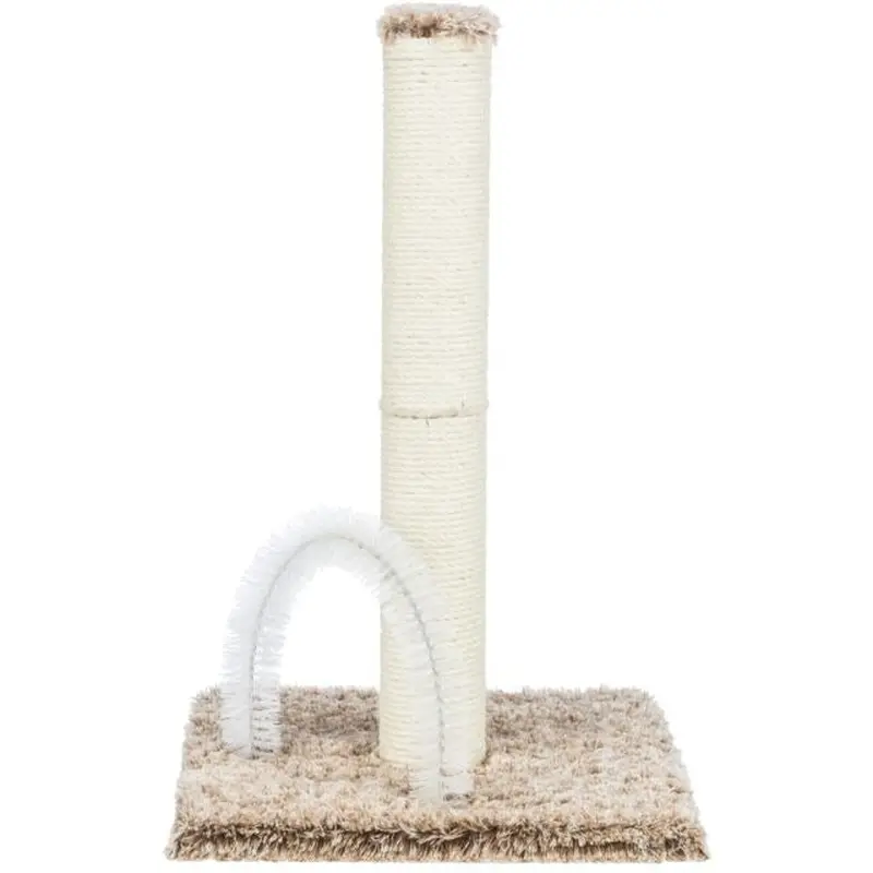 Trixie Cat Lola Scratching Post with Brush Brown