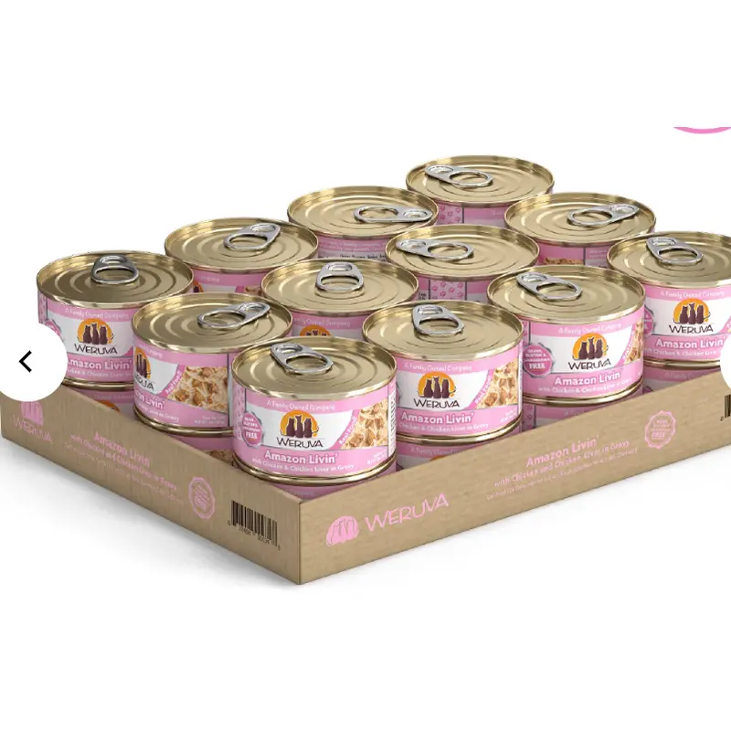 Weruva Cat Grain-Free Amazon Livin' with Chicken & Chicken Liver in Gravy