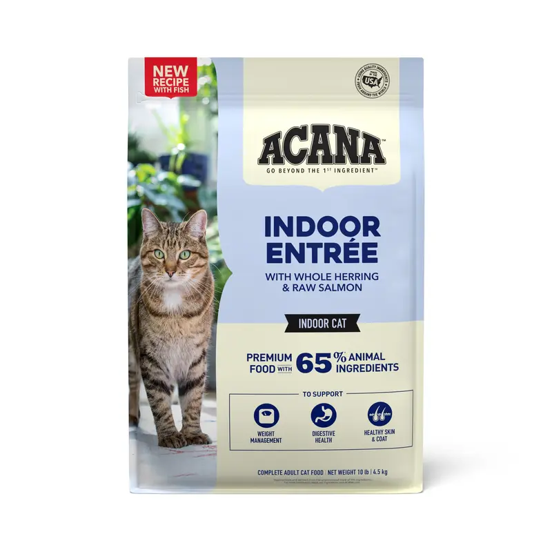 ACANA Indoor Entre Fish Recipe Dry Cat food 10LB