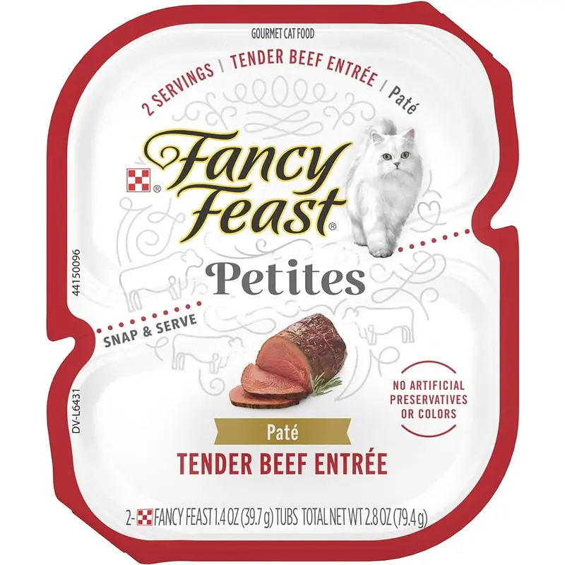Fancy Feast Petites Beef Pate Wet Cat Food (2.8oz)