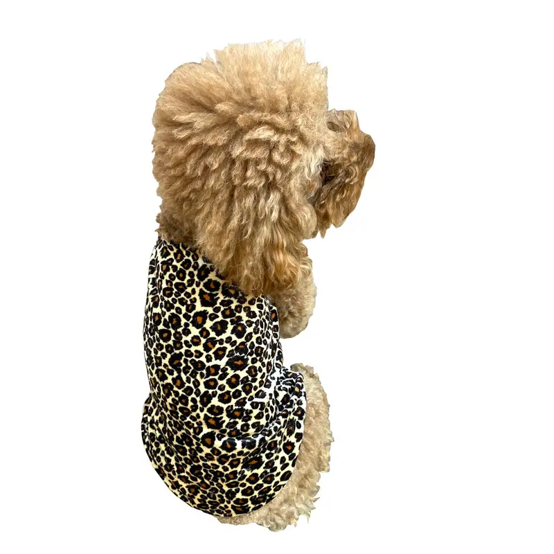 Retro Leopard Velvet Tank Top